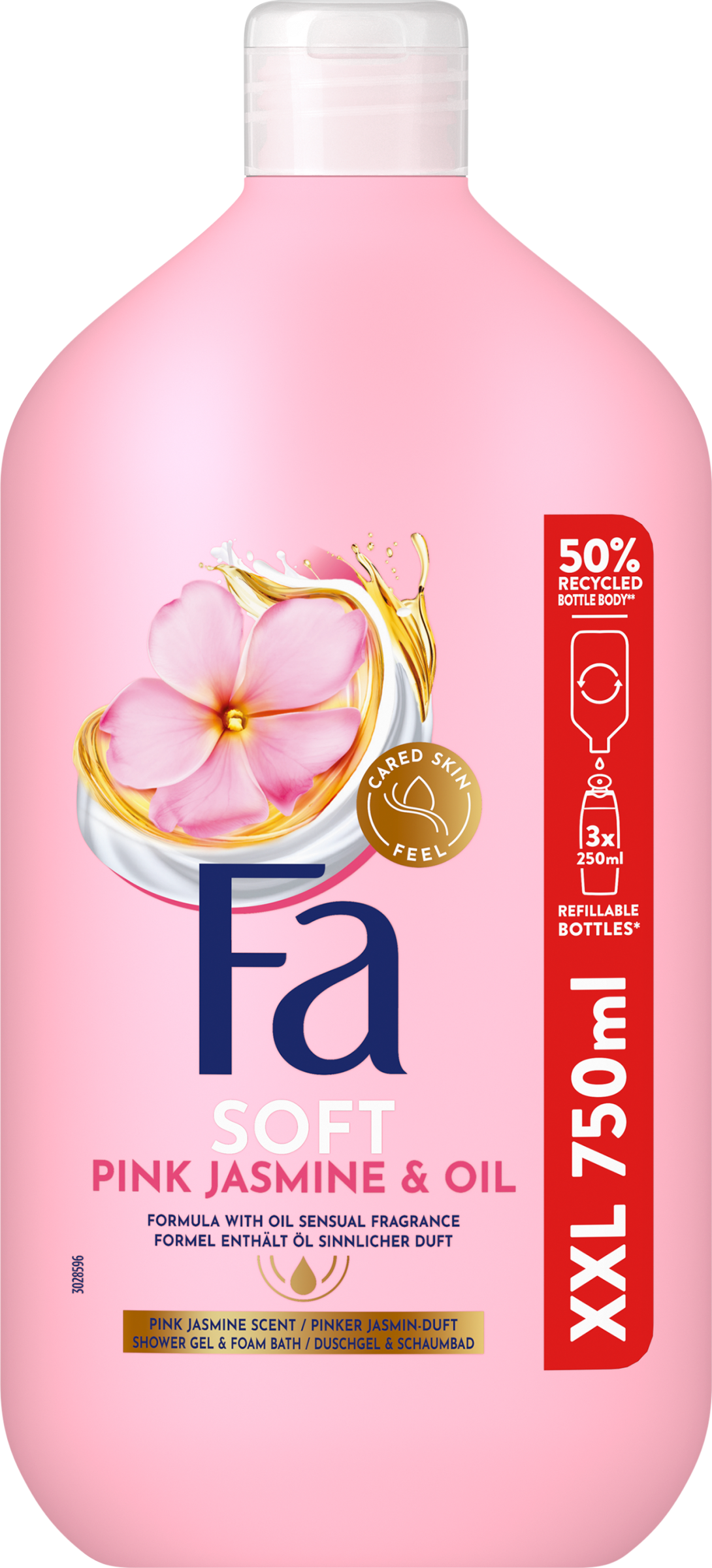 Fa tus- és habfürdő Pink Jázmin  & Oil 750 ml