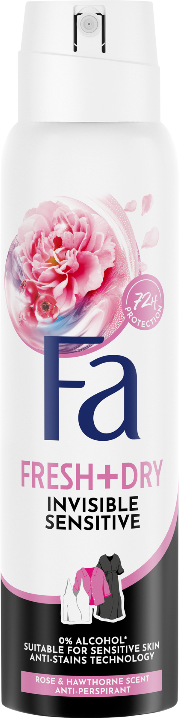 Fa izzadásgátló deospray Invisible Sensitive 150 ml