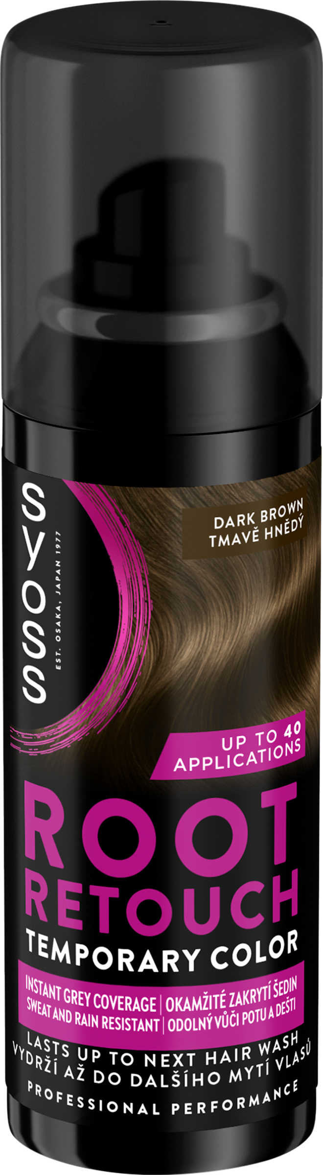 Syoss Root Retoucher Sötét barna 120 ml