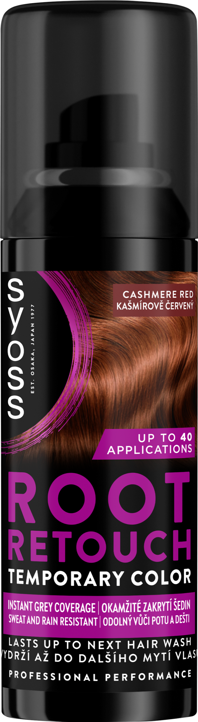 Syoss Root Retoucher Kasmír vörös 120 ml
