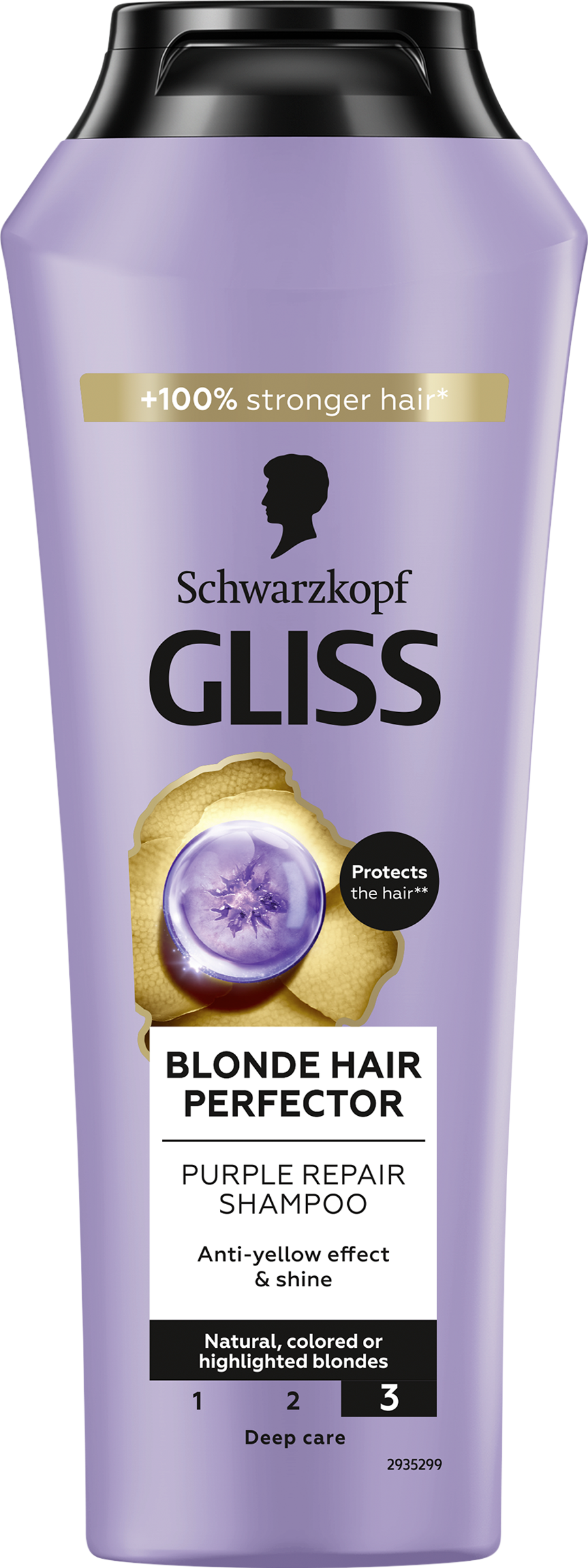 Gliss hamvasító sampon Blonde Perfector 250 ml