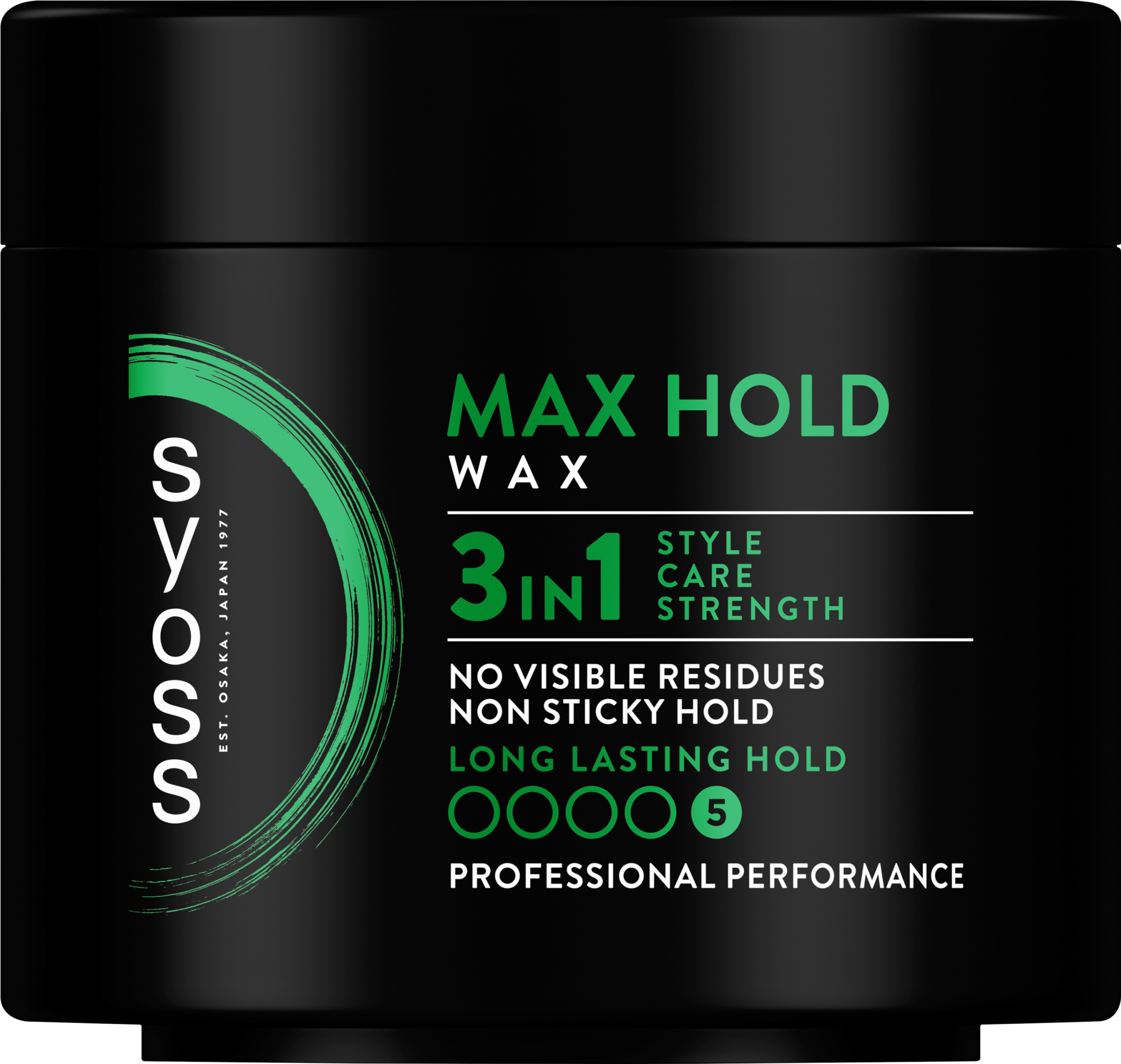 Syoss hajformázó wax Max Hold 3in1 - stílus, ápolás, erő 150 ml