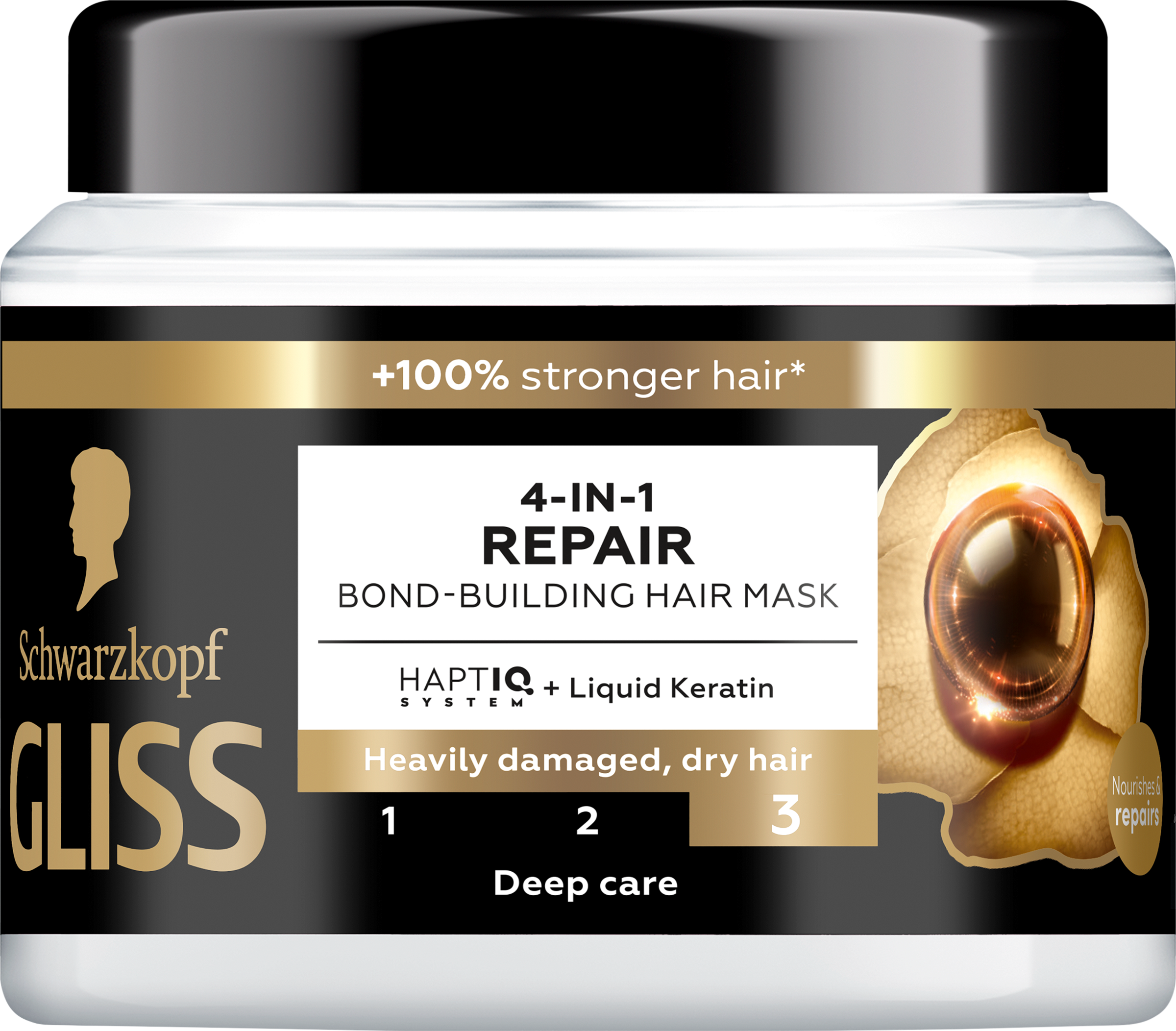 Gliss 4 az 1-ben hajmaszk Helyreállító (Ult.Rep.)  400ml
