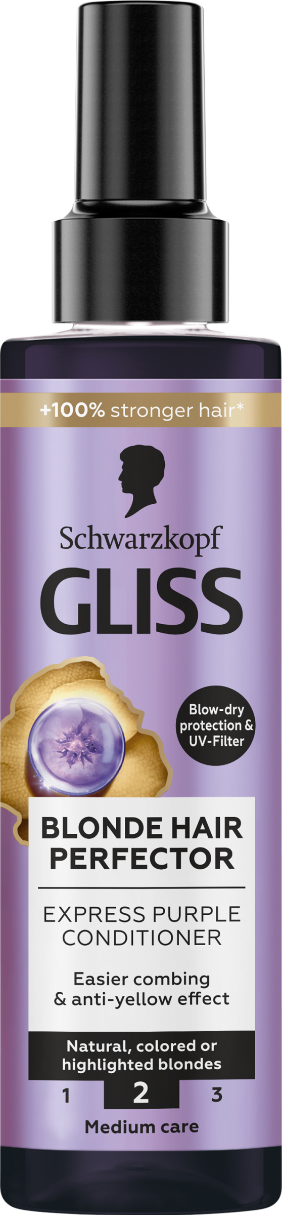 Gliss balzsam Express Repair Lila hamvasító 200ml