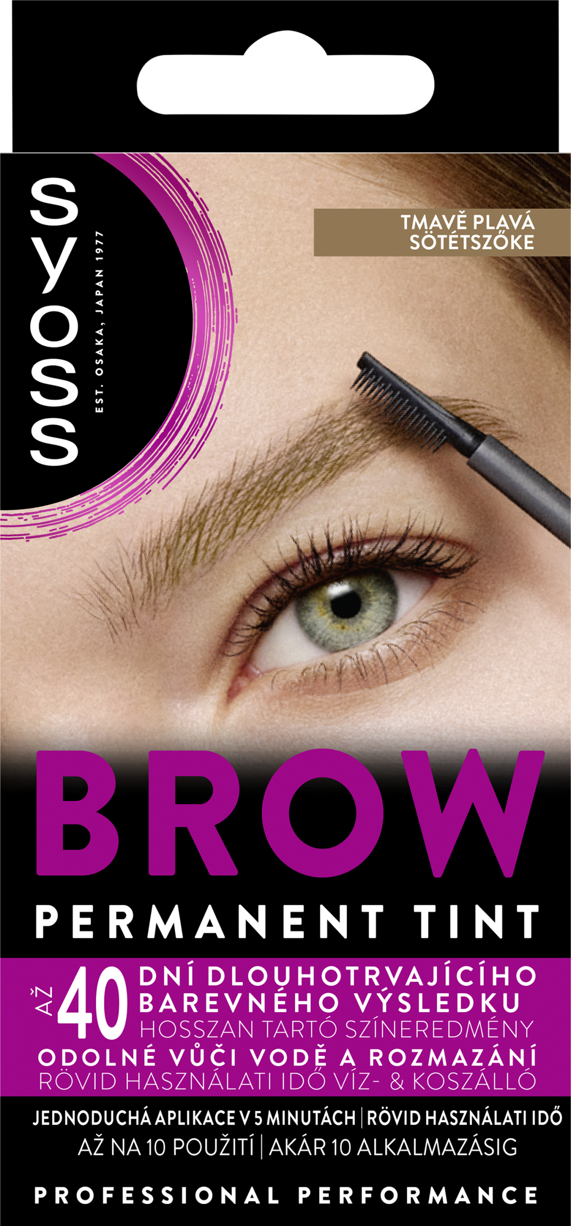 Syoss Brow Tint szemöldökfesték Sötétszőke 10 ml
