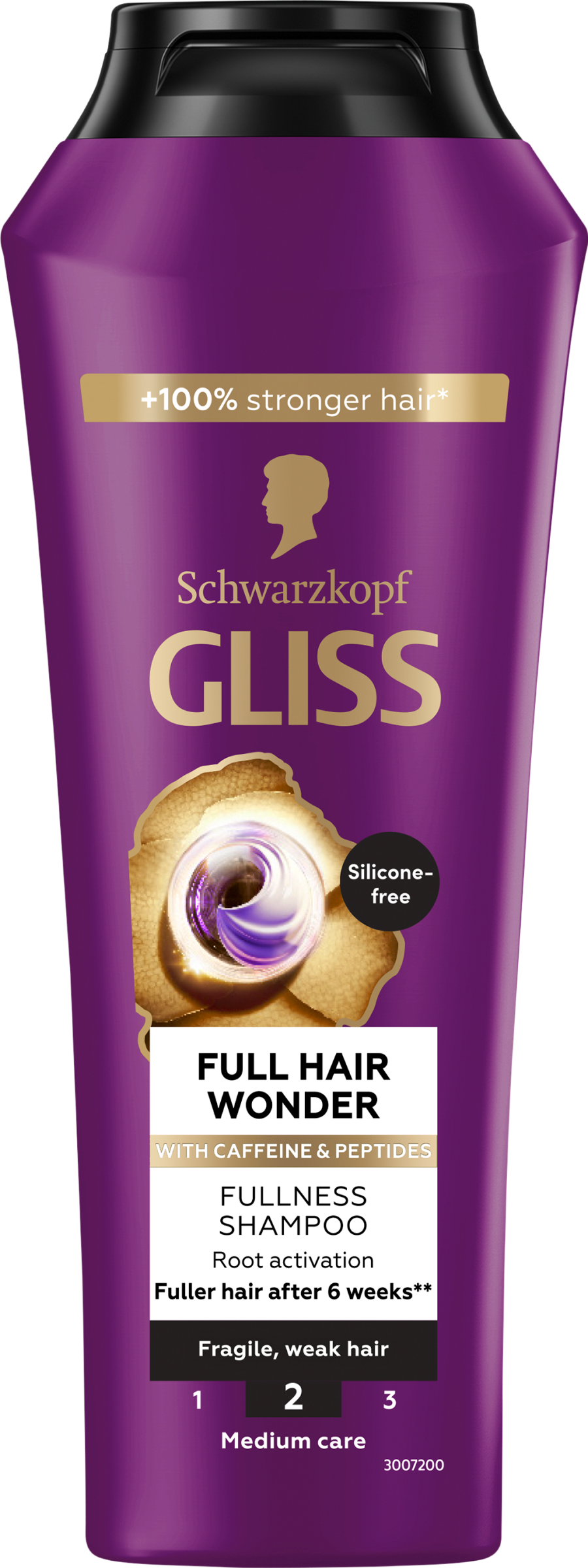 Gliss sampon Full Hair Wonder koffeinnel + peptidekkel 250 ml