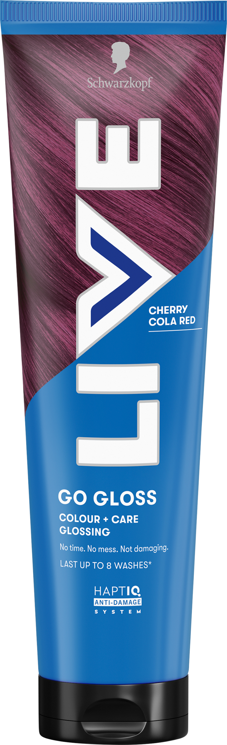Schwarzkopf Live Color hajszínező Glossing Cherry Cola Vörös