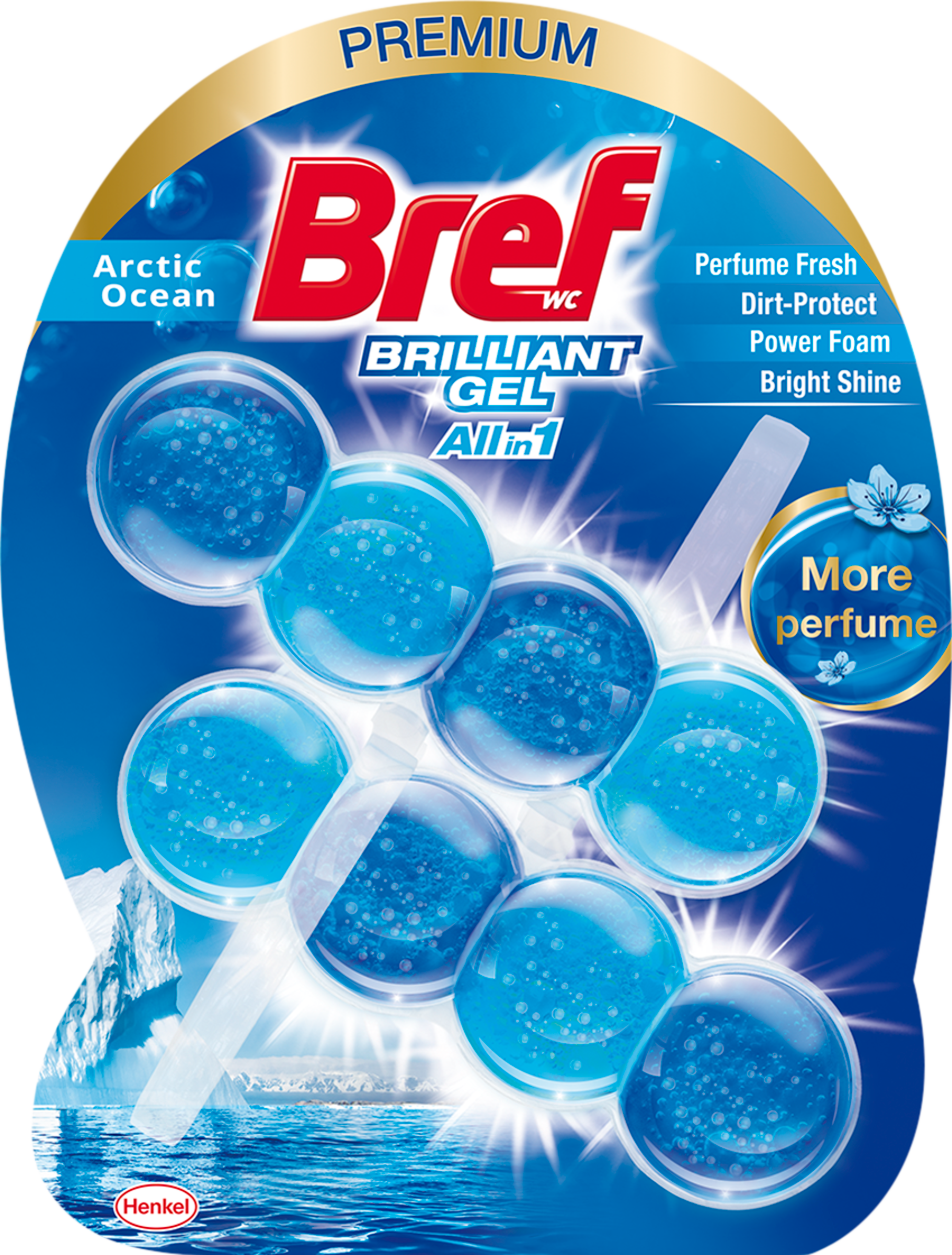 Bref Brilliant Gel Arctic Ocean 2x42g