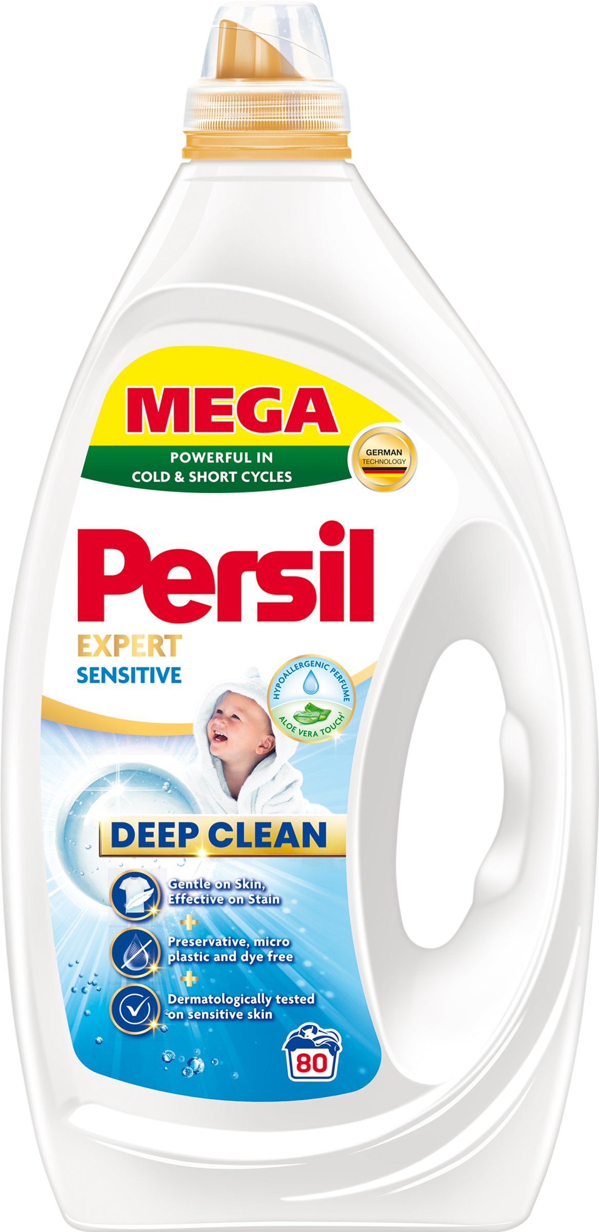 Persil Sensitive mosógél 80 mosás