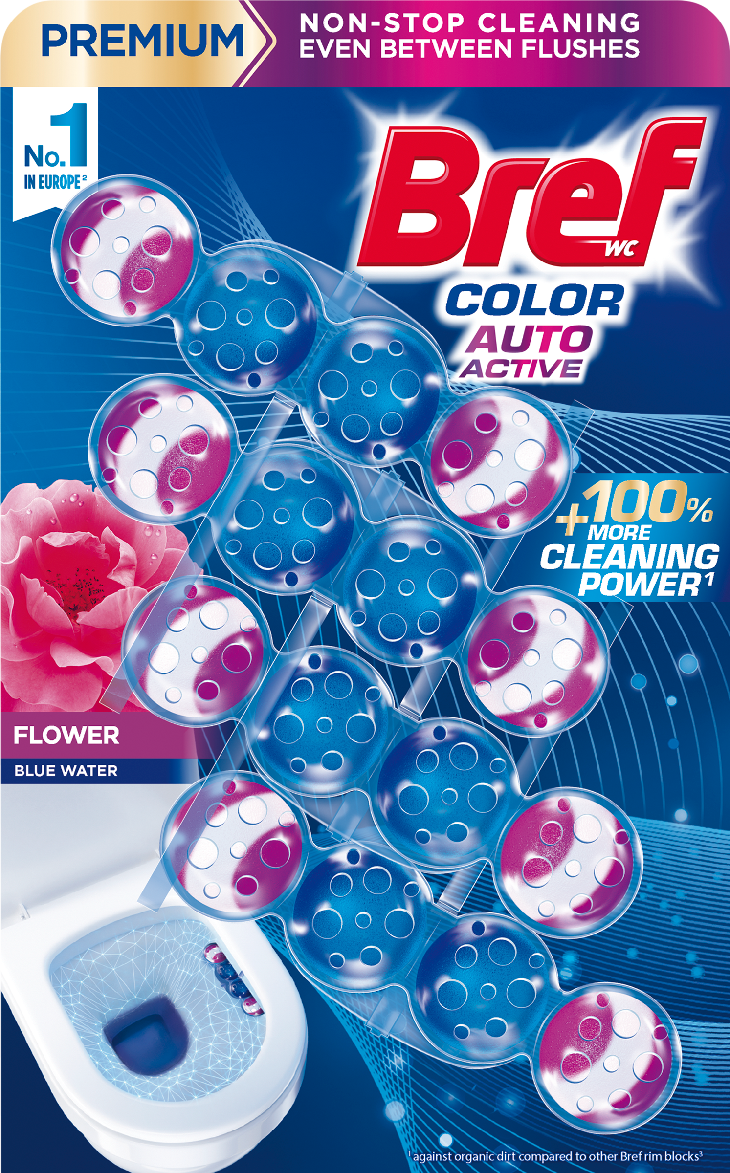 Bref Color Auto Active Flower 4x50g 
