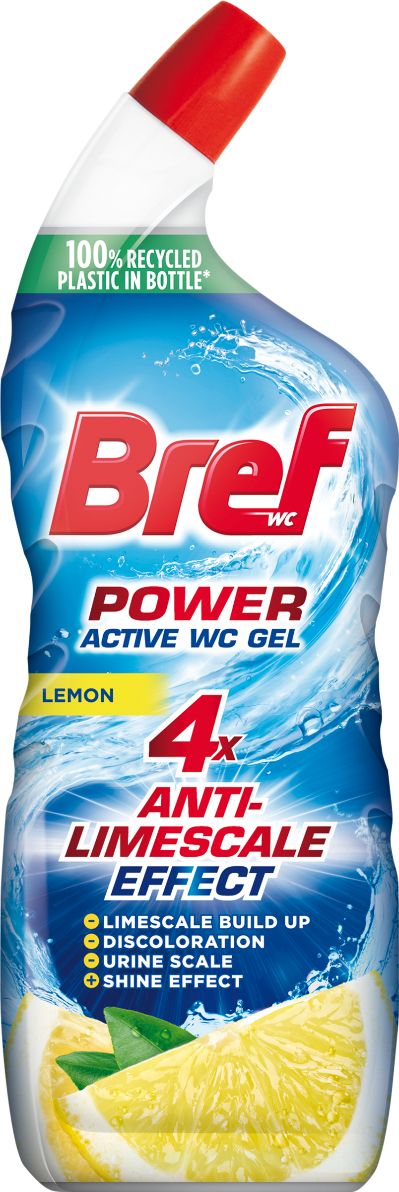 Bref Power Active Gel Lemon toalett tisztítószer 750 ml