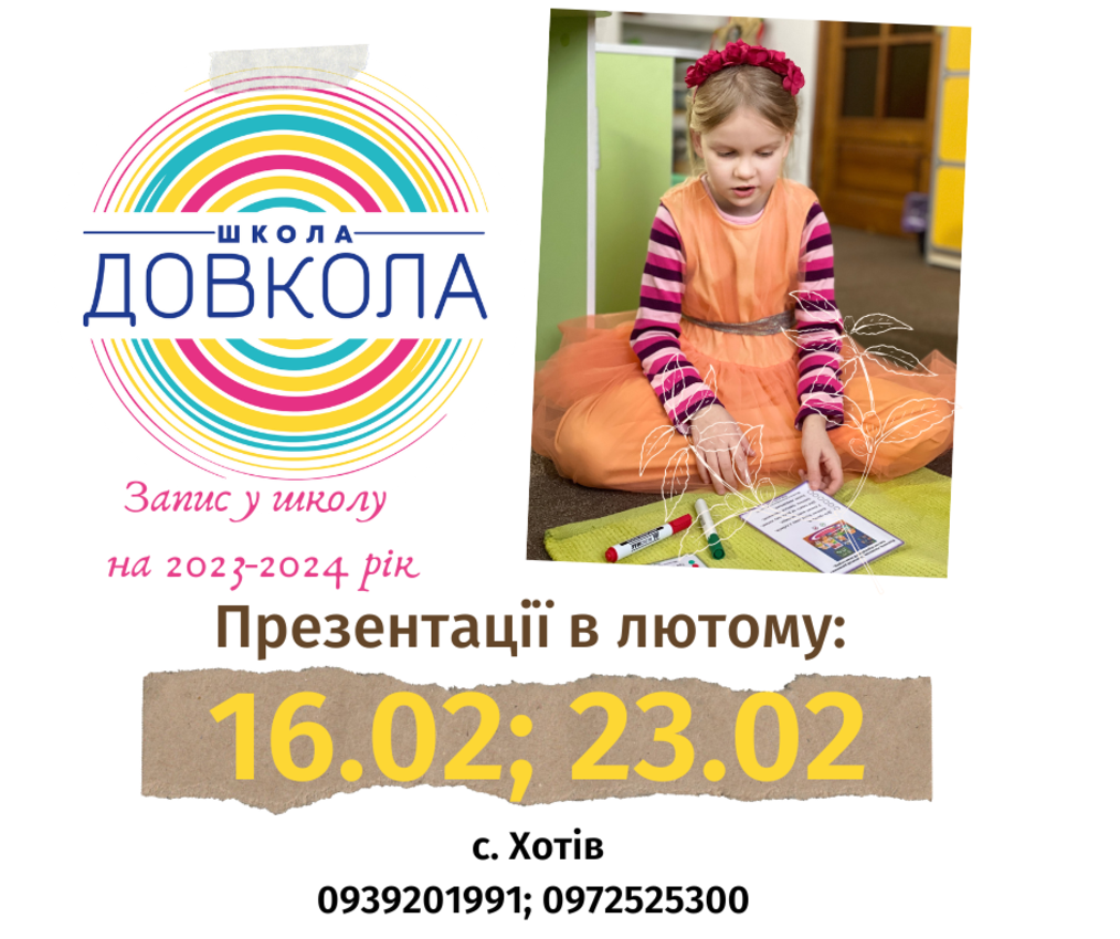 Попередній перегляд заходу Презентація Школи. Запис на 2023-2024 навчальний рік