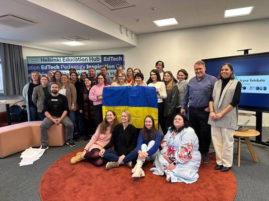 Попередній перегляд статті Українські освітяни виступили на Helsinki Education Week 2023