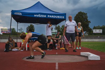 4. kolo druhé ligy družstev v atletice Hvězda Pardubice 15