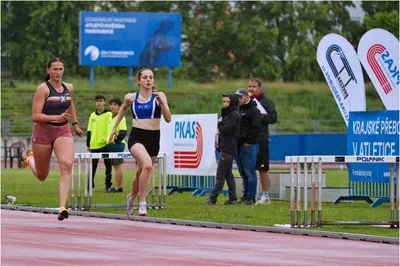 Závody v atketice Krajský přebor na Atletickém stadionu Hvězda Pardubice 190