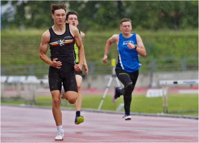 Závody v atketice Krajský přebor na Atletickém stadionu Hvězda Pardubice 198