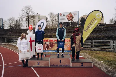 Atletický mikulášský běh na hvězdě pardubice 3