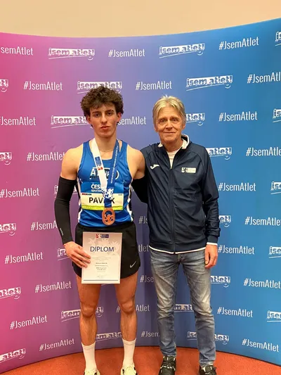 Matouš Pavlík Hvězda Pardubice atletika 800m