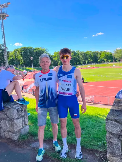 Matouš Pavlík atletika Pardubice 800 metrů
