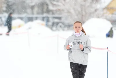 Mikulášský běh na atletickém stadionu Hvězda Pardubice 22