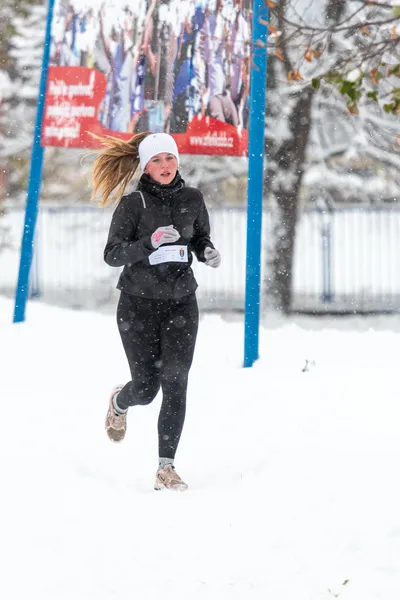 Mikulášský běh na atletickém stadionu Hvězda Pardubice 31