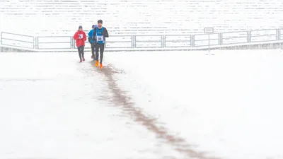 Mikulášský běh na atletickém stadionu Hvězda Pardubice 64
