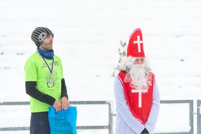 Mikulášský běh na atletickém stadionu Hvězda Pardubice 85