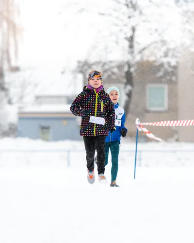 Mikulášský běh na atletickém stadionu Hvězda Pardubice 104