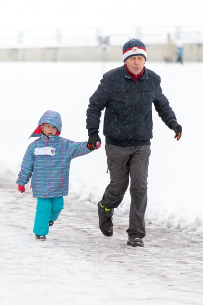 Mikulášský běh na atletickém stadionu Hvězda Pardubice 108