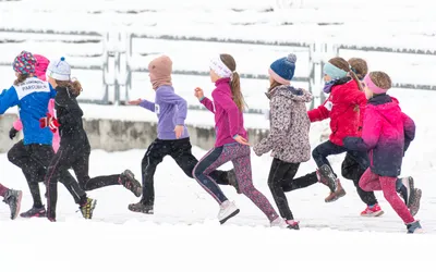 Mikulášský běh na atletickém stadionu Hvězda Pardubice 126