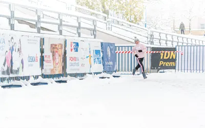 Mikulášský běh na atletickém stadionu Hvězda Pardubice 128