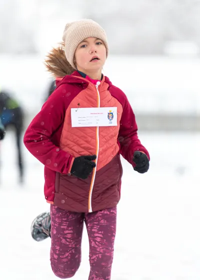 Mikulášský běh na atletickém stadionu Hvězda Pardubice 129