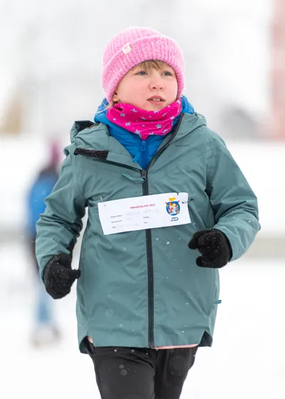 Mikulášský běh na atletickém stadionu Hvězda Pardubice 130