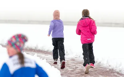 Mikulášský běh na atletickém stadionu Hvězda Pardubice 132