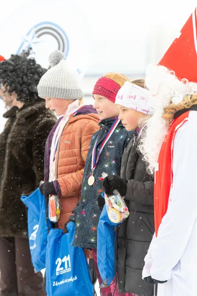 Mikulášský běh na atletickém stadionu Hvězda Pardubice 141