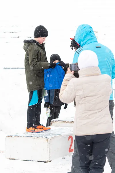 Mikulášský běh na atletickém stadionu Hvězda Pardubice 156