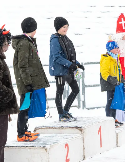 Mikulášský běh na atletickém stadionu Hvězda Pardubice 157