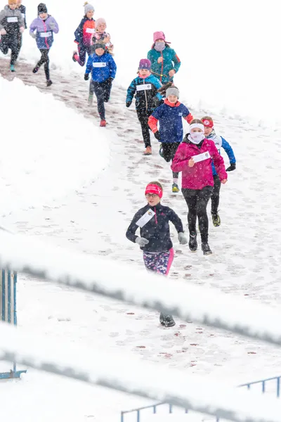 Mikulášský běh na atletickém stadionu Hvězda Pardubice 161