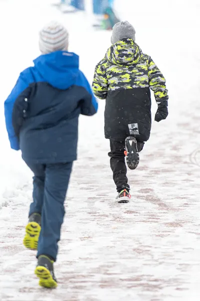 Mikulášský běh na atletickém stadionu Hvězda Pardubice 164