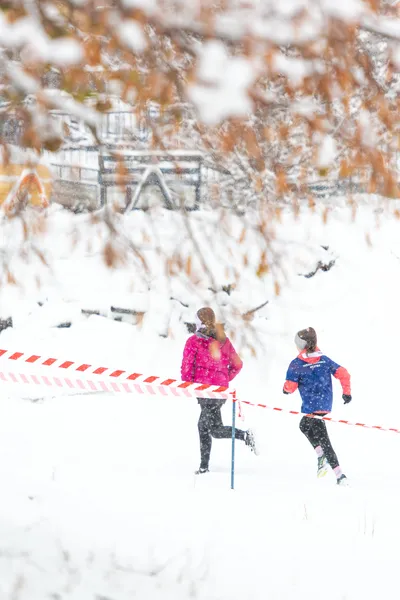 Mikulášský běh na atletickém stadionu Hvězda Pardubice 166