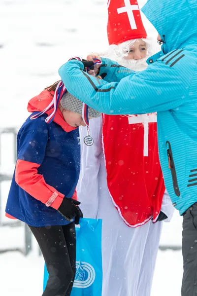 Mikulášský běh na atletickém stadionu Hvězda Pardubice 176