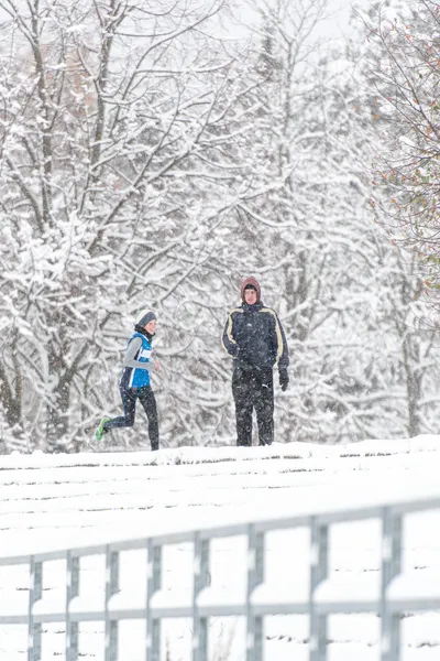 Mikulášský běh na atletickém stadionu Hvězda Pardubice 188