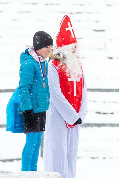 Mikulášský běh na atletickém stadionu Hvězda Pardubice 194