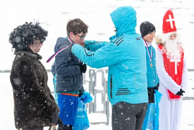 Mikulášský běh na atletickém stadionu Hvězda Pardubice 195