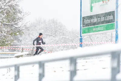 Mikulášský běh na atletickém stadionu Hvězda Pardubice 207