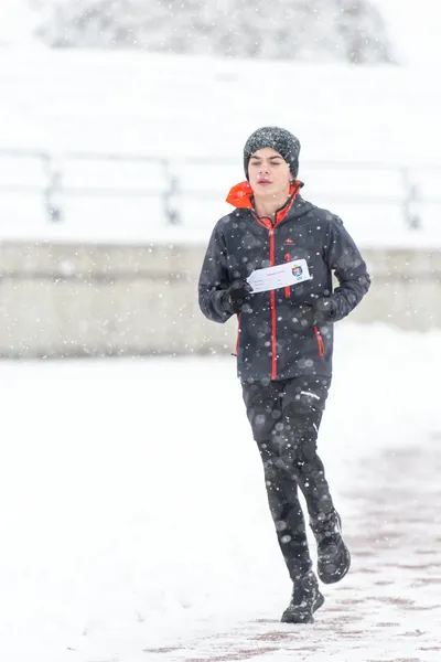Mikulášský běh na atletickém stadionu Hvězda Pardubice 218
