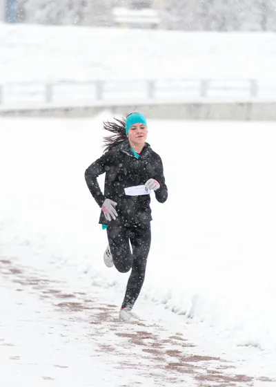Mikulášský běh na atletickém stadionu Hvězda Pardubice 228