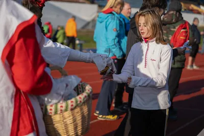 Mikulášský běh 2024 na atletickém stadionu Hvězda Pardubice 3