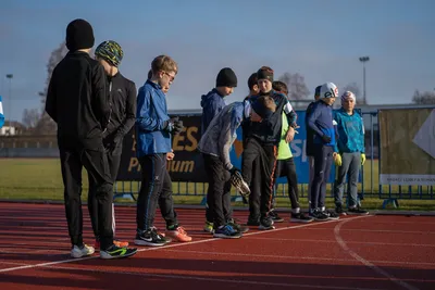 Mikulášský běh 2024 na atletickém stadionu Hvězda Pardubice 21