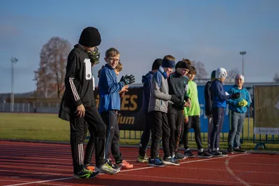 Mikulášský běh 2024 na atletickém stadionu Hvězda Pardubice 22